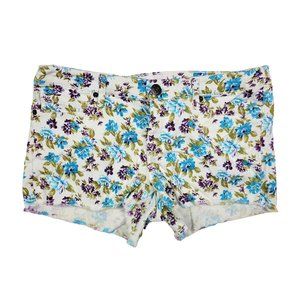 (Up To 50% Off SALE)  I Love Hate Floral Denim Shorts